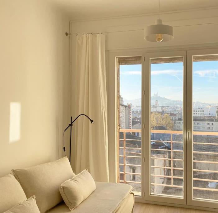 Vue Mer Et Et Notre Dame Centre Ville Avec Balcon Et Parking Marseilles Buitenkant foto